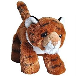 PELUCHE MINI TIGRE BRUN RAYÉ - WILD REPUBLIC